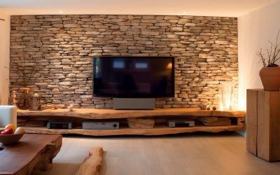 Transformez votre mur TV avec du bois : Idées Déco uniques et tendance